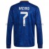 Camiseta de Fútbol Real Madrid Eden Hazard 7 Exterior 2021-2022 Manga Larga