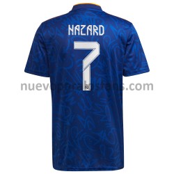 Camiseta de Fútbol Real Madrid Eden Hazard 7 Exterior 2021-2022 Manga Corta
