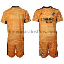 Camiseta de Fútbol Real Madrid Portero Niño Exterior 2021-2022 Manga Corta