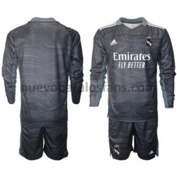Camiseta de Fútbol Real Madrid Portero Niño Casa 2021-2022 Manga Larga