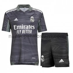 Camiseta de Fútbol Real Madrid Portero Niño Casa 2021-2022 Manga Corta
