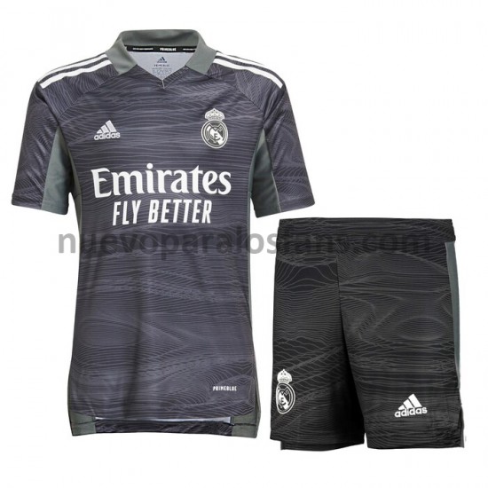Camiseta de Fútbol Real Madrid Portero Niño Casa 2021-2022 Manga Corta