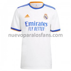 Camiseta de Fútbol Real Madrid Casa 2021-2022 Manga Corta