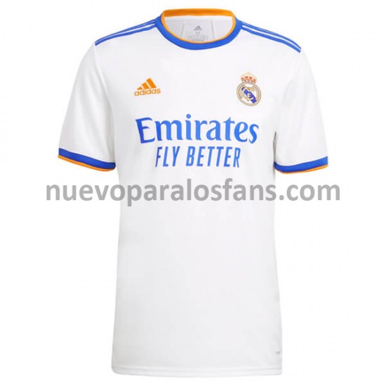 Camiseta de Fútbol Real Madrid Casa 2021-2022 Manga Corta
