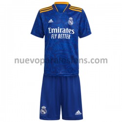 Camiseta de Fútbol Real Madrid Niño Exterior 2021-2022 Manga Corta