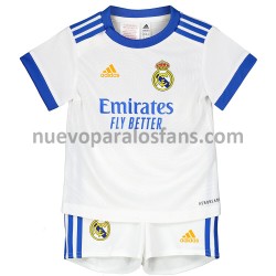 Camiseta de Fútbol Real Madrid Niño Casa 2021-2022 Manga Corta