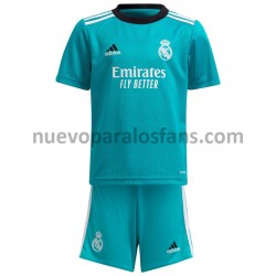 Camiseta de Fútbol Real Madrid Niño Tercera 2021-2022 Manga Corta