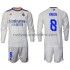 Camiseta de Fútbol Real Madrid Kroos 8 Niño Casa 2021-2022 Manga Larga