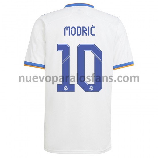 Camiseta de Fútbol Real Madrid Luka Modrić 10 Casa 2021-2022 Manga Corta