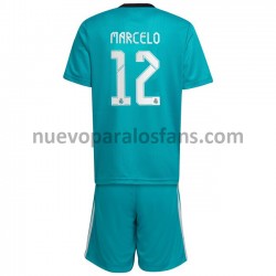 Camiseta de Fútbol Real Madrid Marcelo 12 Tercera 2021-2022 Manga Corta