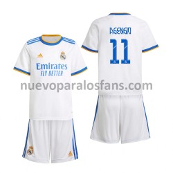 Camiseta de Fútbol Real Madrid Marco Asensio 11 Niño Casa 2021-2022 Manga Corta