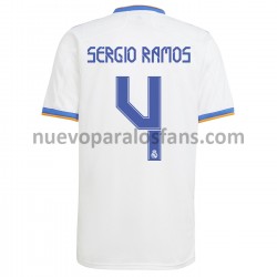 Camiseta de Fútbol Real Madrid Sergio Ramos 4 Casa 2021-2022 Manga Corta
