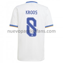 Camiseta de Fútbol Real Madrid Toni Kroos 8 Casa 2021-2022 Manga Corta