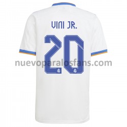 Camiseta de Fútbol Real Madrid Vinicius Junior 20 Casa 2021-2022 Manga Corta