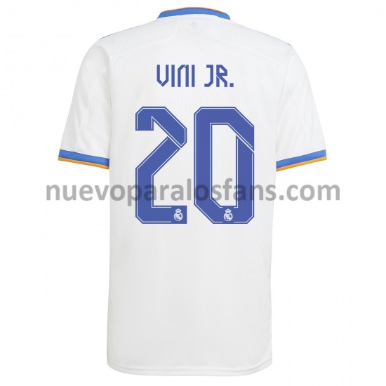 Camiseta de Fútbol Real Madrid Vinicius Junior 20 Casa 2021-2022 Manga Corta