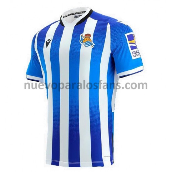 Camiseta de Fútbol Real Sociedad Casa 2021-2022 Manga Corta