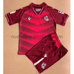 Camiseta de Fútbol Real Sociedad Niño Exterior 2021-2022 Manga Corta