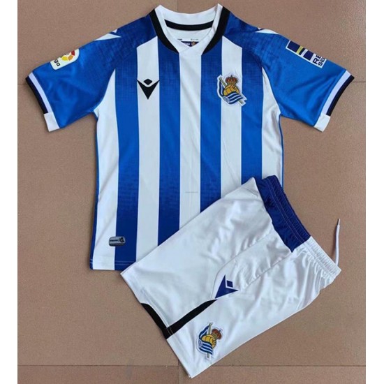 Camiseta de Fútbol Real Sociedad Niño Casa 2021-2022 Manga Corta