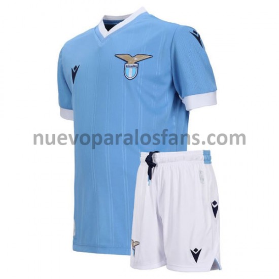 Camiseta de Fútbol SS Lazio Niño Casa 2021-2022 Manga Corta