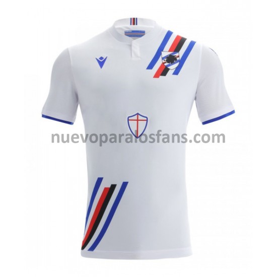 Camiseta de Fútbol Sampdoria Exterior 2021-2022 Manga Corta