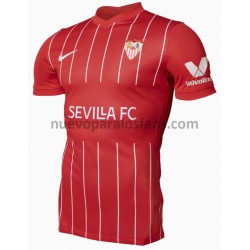 Camiseta de Fútbol Sevilla FC Exterior 2021-2022 Manga Corta