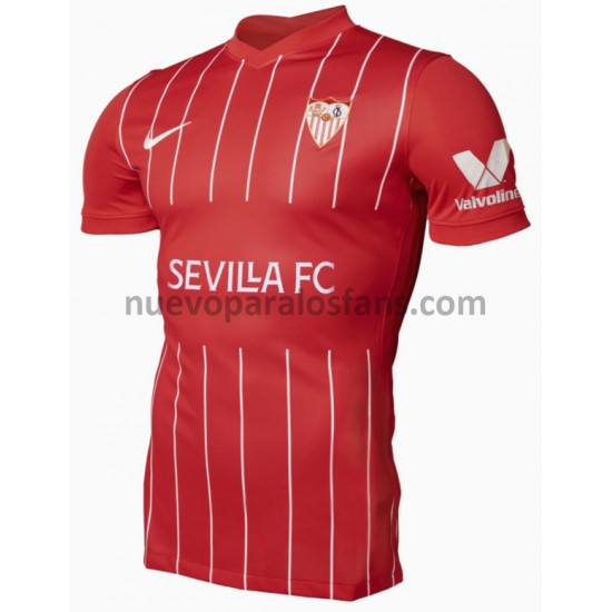 Camiseta de Fútbol Sevilla FC Exterior 2021-2022 Manga Corta