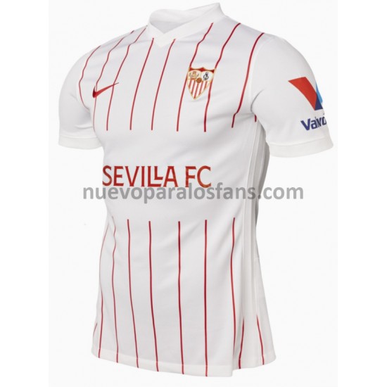 Camiseta de Fútbol Sevilla FC Casa 2021-2022 Manga Corta