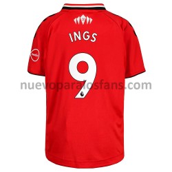 Camiseta de Fútbol Southampton Danny Ings 9 Casa 2021-2022 Manga Corta