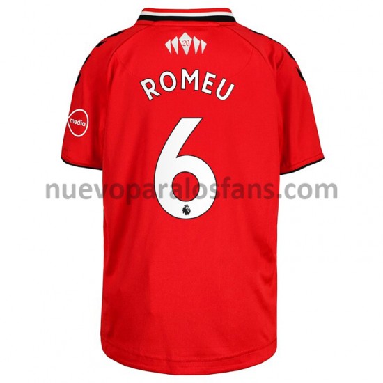 Camiseta de Fútbol Southampton Oriol Romeu 6 Casa 2021-2022 Manga Corta