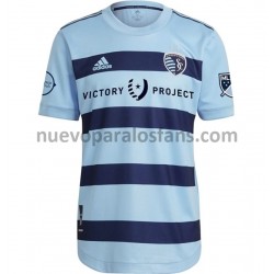 Camiseta de Fútbol Sporting Kansas City Casa 2021-2022 Manga Corta
