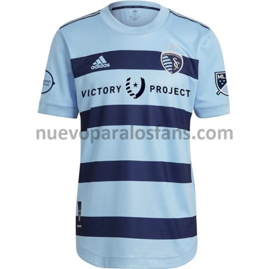 Camiseta de Fútbol Sporting Kansas City Casa 2021-2022 Manga Corta