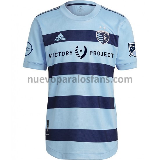 Camiseta de Fútbol Sporting Kansas City Casa 2022 Manga Corta