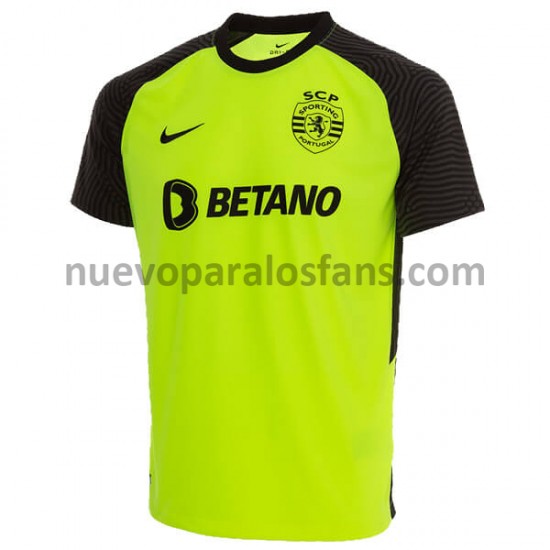 Camiseta de Fútbol Sporting CP Exterior 2021-2022 Manga Corta