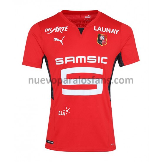 Camiseta de Fútbol Stade Rennais Casa 2021-2022 Manga Corta