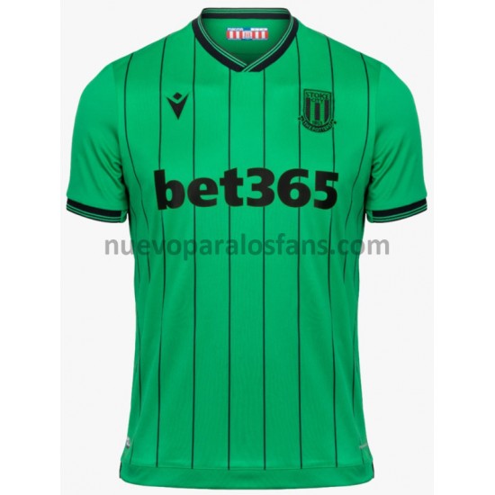 Camiseta de Fútbol Stoke City Exterior 2021-2022 Manga Corta