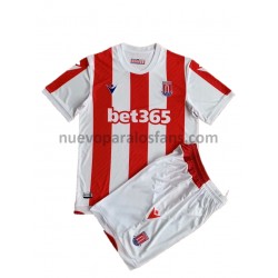 Camiseta de Fútbol Stoke City Niño Casa 2021-2022 Manga Corta