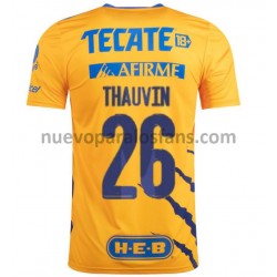 Camiseta de Fútbol Tigres UANL Florian Thauvin 26 Casa 2021-2022 Manga Corta