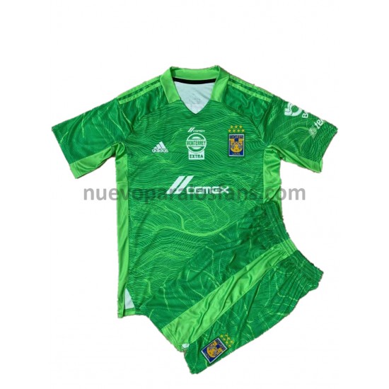 Camiseta de Fútbol Tigres UANL Portero Niño Exterior 2021-2022 Manga Corta