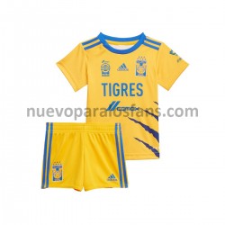 Camiseta de Fútbol Tigres UANL Niño Casa 2021-2022 Manga Corta