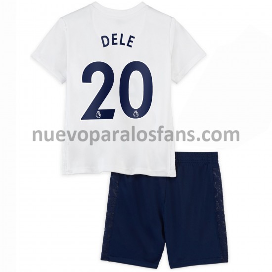 Camiseta de Fútbol Tottenham Hotspur Dele Alli 20 Niño Casa 2021-2022 Manga Corta