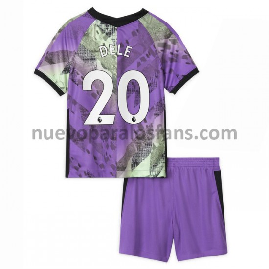 Camiseta de Fútbol Tottenham Hotspur Dele Alli 20 Niño Tercera 2021-2022 Manga Corta