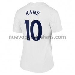 Camiseta de Fútbol Tottenham Hotspur Harry Kane 10 Mujer Casa 2021-2022 Manga Corta