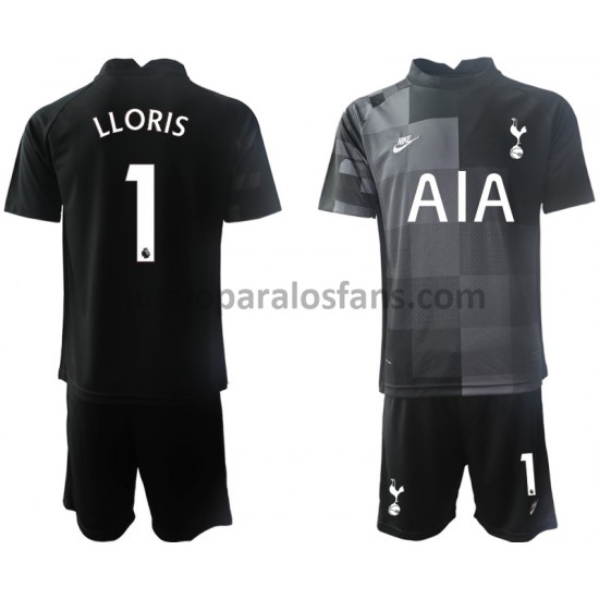 Camiseta de Fútbol Tottenham Hotspur Hugo Lloris 1 Portero Niño Exterior 2021-2022 Manga Corta