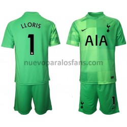 Camiseta de Fútbol Tottenham Hotspur Hugo Lloris 1 Portero Niño Casa 2021-2022 Manga Corta