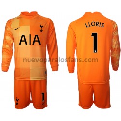 Camiseta de Fútbol Tottenham Hotspur Hugo Lloris 1 Portero Niño Tercera 2021-2022 Manga Larga