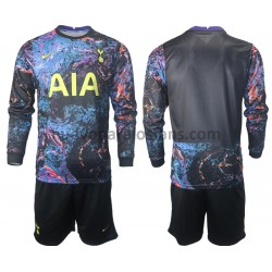 Camiseta de Fútbol Tottenham Hotspur Niño Exterior 2021-2022 Manga Larga