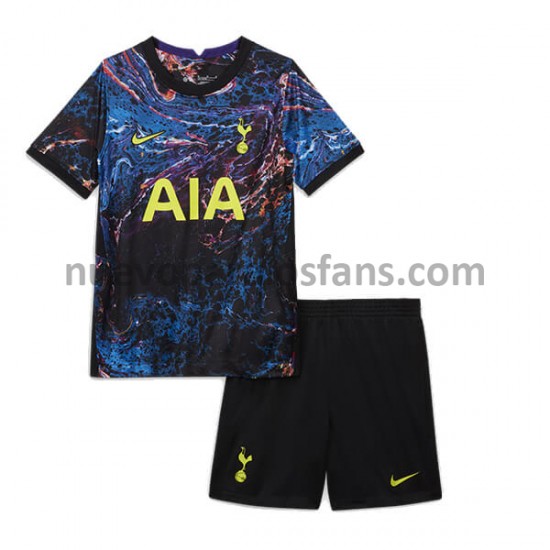 Camiseta de Fútbol Tottenham Hotspur Niño Exterior 2021-2022 Manga Corta