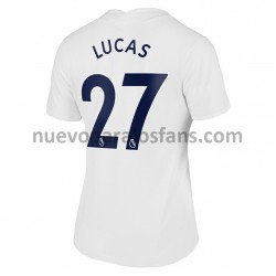 Camiseta de Fútbol Tottenham Hotspur Lucas Moura 27 Mujer Casa 2021-2022 Manga Corta