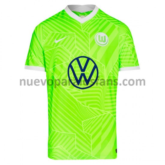 Camiseta de Fútbol VFL Wolfsburg Casa 2021-2022 Manga Corta