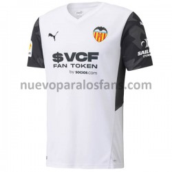Camiseta de Fútbol Valencia CF Casa 2021-2022 Manga Corta